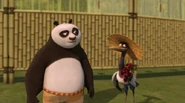 Po and crane