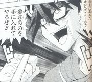 Yusei taken over by the Dragon's miasma