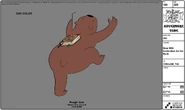 Modelsheet - Bearwithenchiridiononhisback