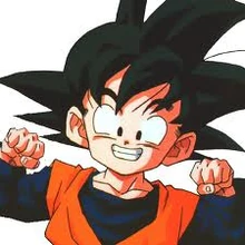 Goten smiling