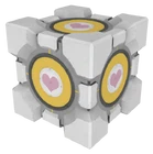 P2 companion cube button