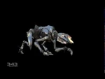 Crawler seen by side