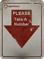 Ticket dispenser please