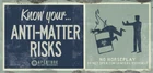 Underground knowyour antimatterrisks