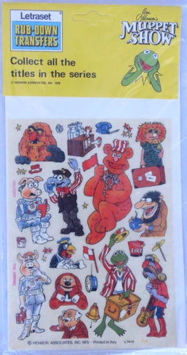 Letraset muppet 9