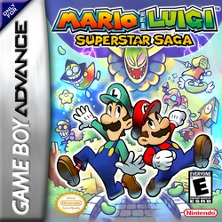 Mario & Luigi Superstar Saga - North American Cover