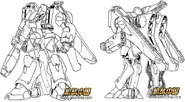 Ga-Zowmnn lineart