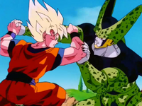 Dragon ball z episodio 1 (saga de cell completa) que lo disfruten 200px-GokuFullPowerSuperSaiyanVsCellK