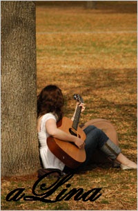 GirlPlayingGuitarOutside