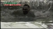 Hitler's third trip to Japan - Hitler in mud pit