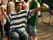 Jimmy dunking Spin