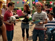 Marco handing out flyers