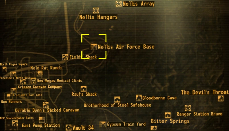 Nellis Air Force Base loc