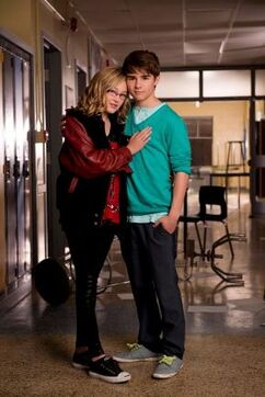 Maya and Campbell letterjacket