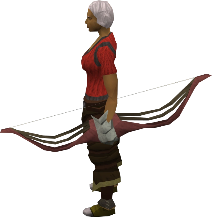 Entgallow longbow equipped