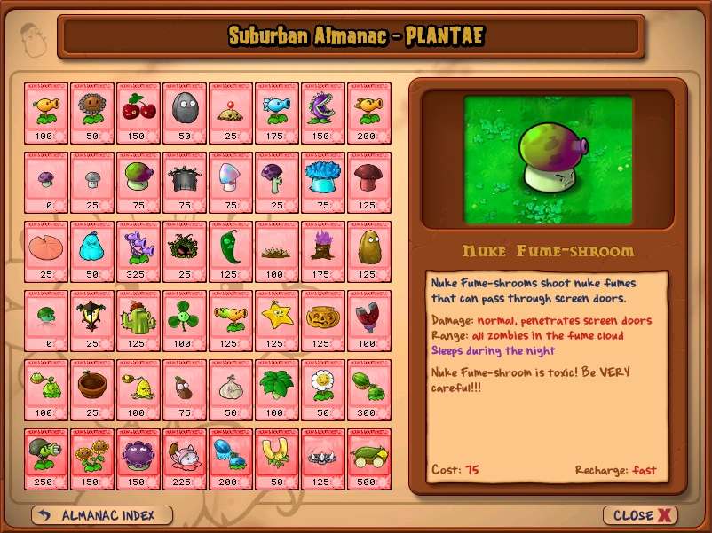 Image Moded Almanac.PNG Plants vs Zombies Mod Wiki