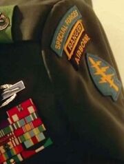 John's uniform