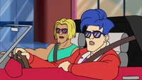 S1e2 cool guys in car