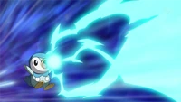 EP748 Piplup usando Rayo hielo