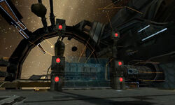 Orpheon exterior docking hangar dolphin HD force field offline