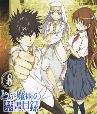 Toaru Majutsu no Index Blu-ray 08 cover