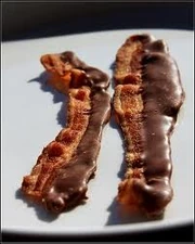 Chocolate covered bacon