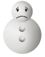 Snowman Sad