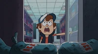 Dipper looked up