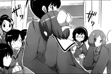 Kanon hugs Keima