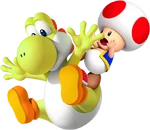 Yellow Yoshi SMW3D