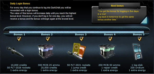 Daily Login