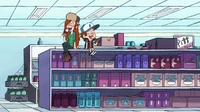 S1e5 dipper and wendy on shelf
