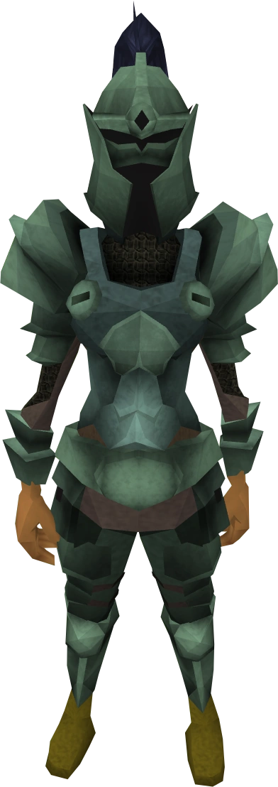 Adamant armour set (lg) equipped