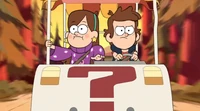 Dipper and Mabel in Mystery Cart
