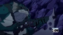 Slithe Laser Rifle with Ax Balde atacthed