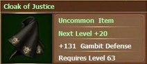 Cloak of justice