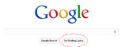 Google i'm feeling lucky