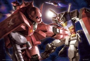 Char Zaku II VS Gundam