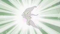 Fluttershy's necklace activated S2E02