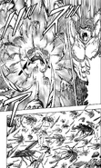 Toriko using multiple Flying Knife and Forks