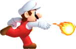 NSMB2 Fire Mario