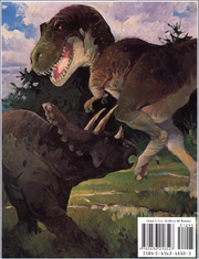 Tyrannosaurus on The Calvin and Hobbes Lazy Sunday Book- Back