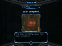 Phendrana Shorelines door unlocked panel scan dolphin hd