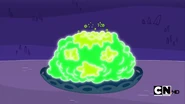 S1e1 glowing green