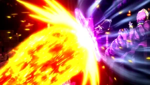Erigor blocks Natsu's attack