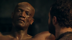 Oenomaus tortured by Ashur
