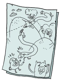 Rainicorn Dog Wars Drawing