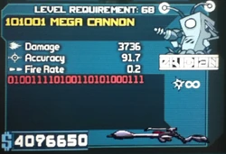 101001 MEGA CANNON