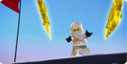 Zane Throwing Shurikens