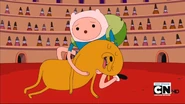 S4e15 Finn sad over Jake's death